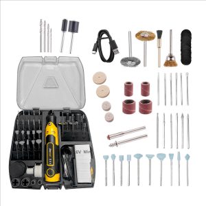 Retífica Sem Fio com 57 Acessórios Inclusos